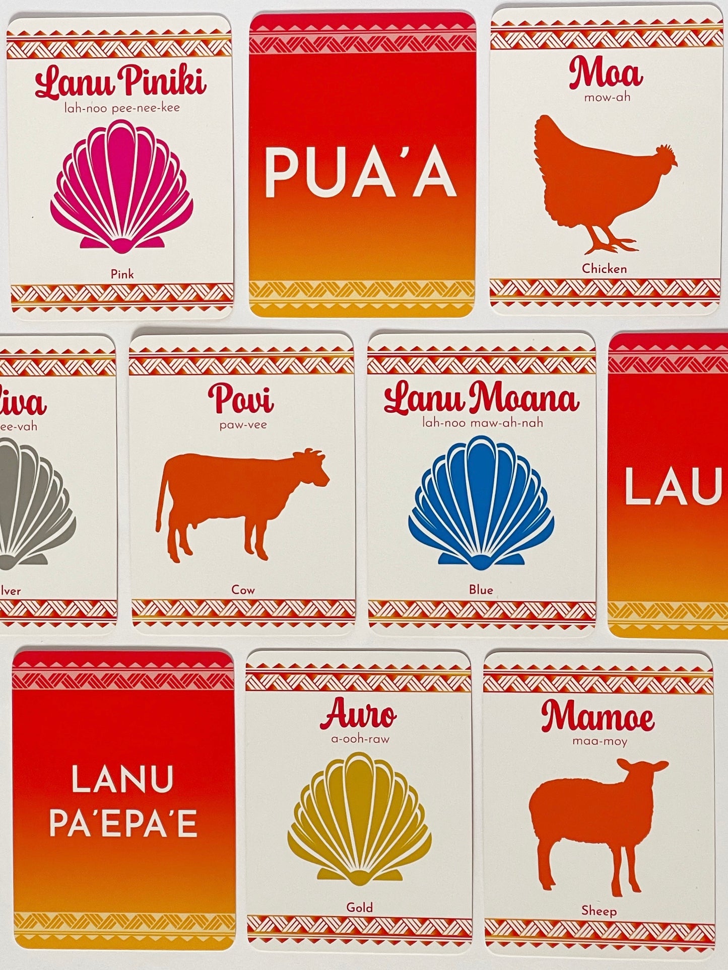 Colours and Animals Card Deck